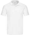 SS229 630500 Fruit of the Loom Original Piqué Polo Shirt White colour image